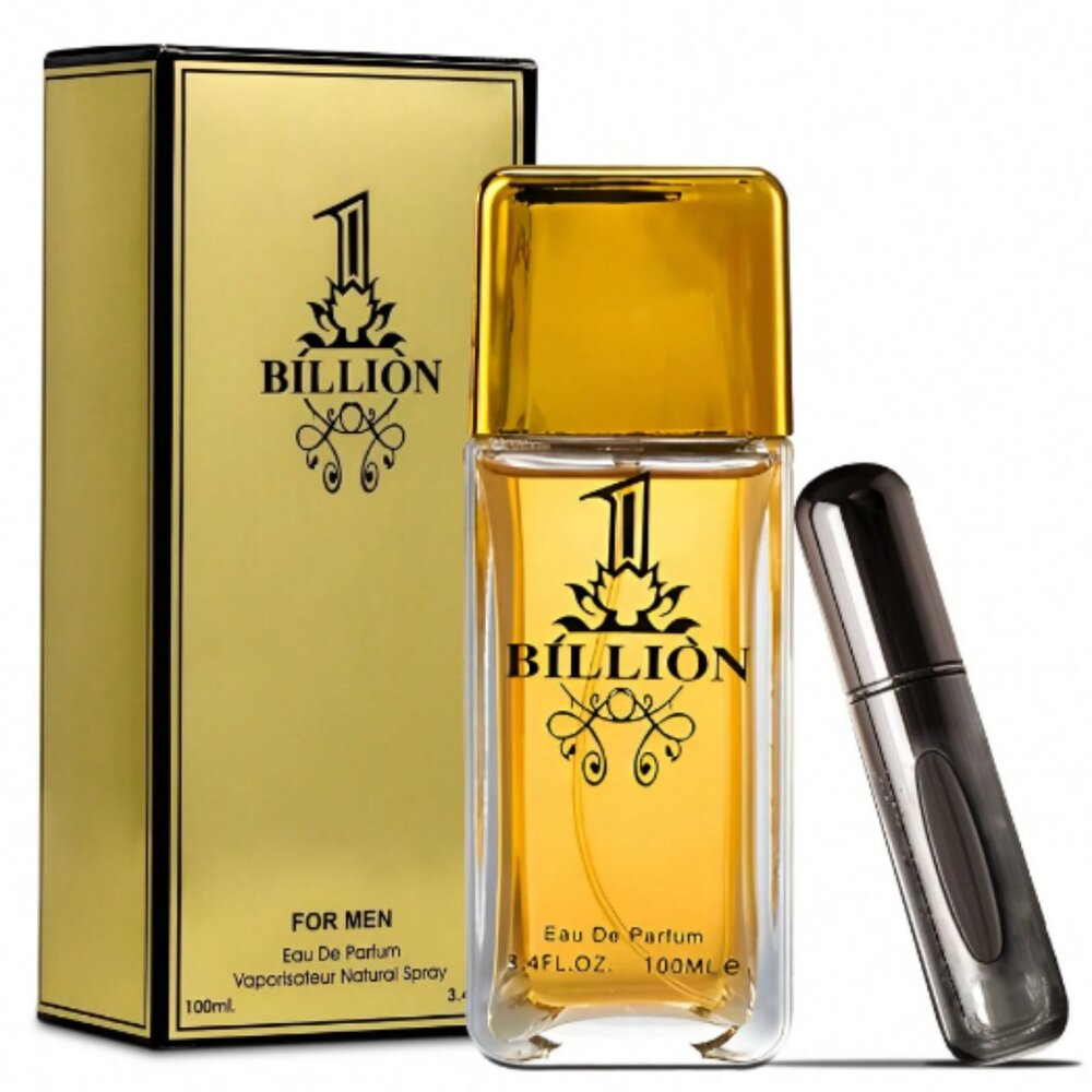 1 Billion For Men Eau De Parfum - 3.4oz/100mL Long-Lasting Cologne Spray With Ci